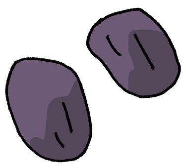 干しプルーン プルーン,果物,食材,ドライフルーツ,食品,食べ物,干す,乾燥,加工食品,甘いのイラスト素材