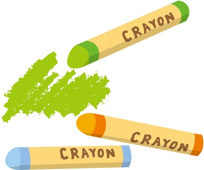 クレヨン001 クレヨン,パステル,色塗り,お絵描き,落書きのイラスト素材