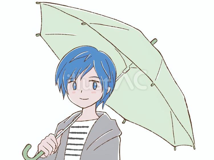 傘をさす 傘,アンブレラ,傘差しのイラスト素材