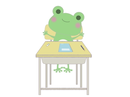Frog sitting at the desk, JPG and PNG Frog sitting at the desk, a frog, machine, tiny, JPG and PNG