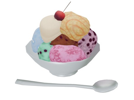 アイスクリーム アイスクリーム アイスクリーム,デザート,スイーツ,夏,食べ物,冷たいのイラスト素材