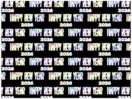 HAPPY NEW YEAR 壁紙　 happynewyear,ハッピーニュ−イヤ−,2026,文字,壁紙,背景,ポストカード,柄,パターン,ネオンのイラスト素材