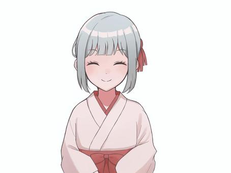 巫女 キャラクター,女の子,可愛い,人物,少女,女性,アイコン,フリーアイコン,美人,イラストのイラスト素材