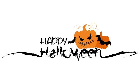 Halloween decoration text illustration, halloween, decoration, monster, JPG, PNG and AI