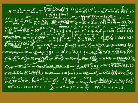 黒板に数式公式のデザイン背景壁紙素材画像 黒板,数式,公式,デザイン,背景,壁紙,抽象的,テクスチャ,数字,アルファベットのイラスト素材