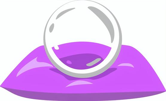 水晶玉 水晶,水晶玉,宝石,加工品,商用フリー,デフォルメ,イラスト,ベクターのイラスト素材