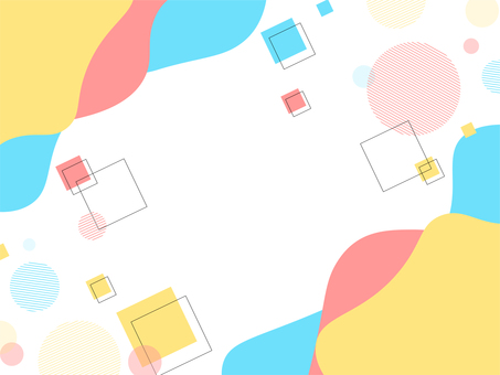 ポップで可愛い流体メンフィス背景 ポップで可愛い流体メンフィス背景 背景,ポップ,メンフィスのイラスト素材