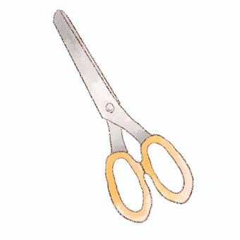 ハサミ ハサミ ハサミ,文房具,道具,水彩,鉛筆のイラスト素材