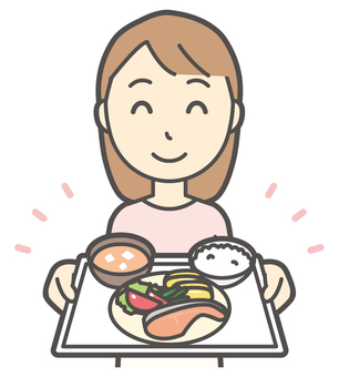  ロングヘア女性-390-バスト