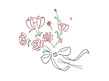 一束康乃馨, 母亲节, 康乃馨, 花束, JPG 和 PNG
