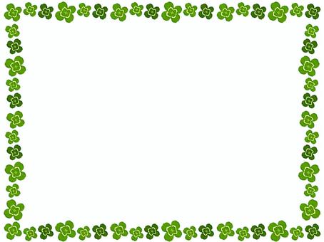 Four leaf clover frame, , JPG and PNG