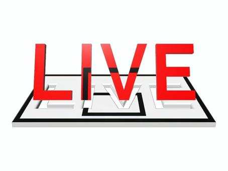 LIVE　バスケ　バックボードver live,文字,バスケ,ライブ,バスケットボール,バックボード,生放送,生中継,リアルタイムのイラスト素材