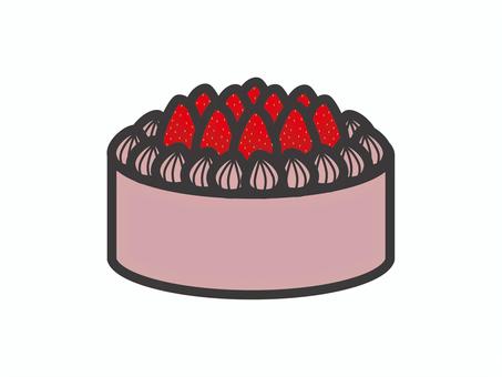 ホールケーキ（いちご）06