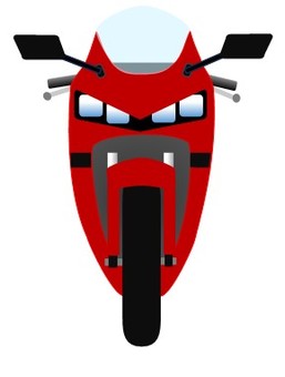 バイク87 バイク,電動バイク,二輪車,自動二輪車,オートバイ,ツーリング,モーターサイクル,正面,シンプル,ユニークのイラスト素材