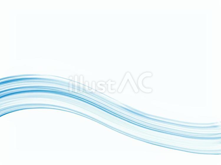 水色の流線が描かれた背景デザイン素材 水色,青,流線のイラスト素材