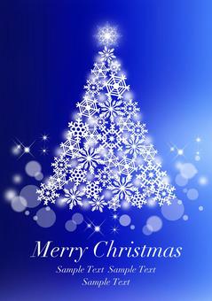 Christmas tree _ blue _ background, , JPG, PNG and AI