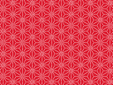 紅白のめでたいパンチング麻の葉模様 麻の葉,和柄,江戸,和風,年賀,大正,江戸時代,バックグラウンド,素材,赤のイラスト素材