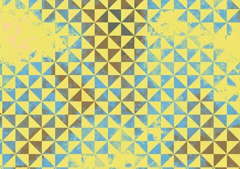 黄色と青のマーブル三角タイルパターン マーブル,パターン,テクスチャ,三角形,幾何学,繰り返し,背景,黄色,ブルー,青のイラスト素材