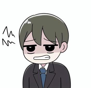 Illustration, frustrating, stress, bruxism, 