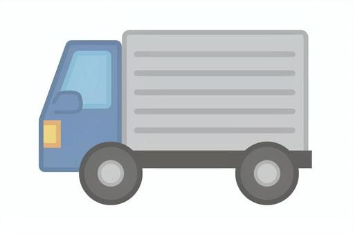 シンプルなトラックのイラスト素材 トラック,乗り物,車,自動車,運搬,配達,仕事,移動,車両,働く車のイラスト素材