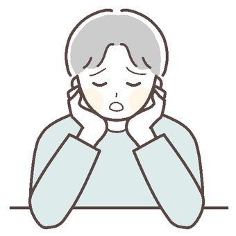 ため息をつく疲れた顔の男性 疲れ,悩む,ストレス,ため息,男性,無気力,憂鬱,悲しい,困る,メンタルのイラスト素材