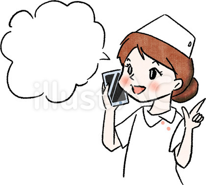 人物 てがき 看護婦