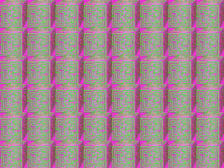 迷路柄のシームレスな壁紙壁紙素材画像 迷路,柄,シームレス,パターン,連続,画像,壁紙,背景,ラビリンス,モチーフのイラスト素材