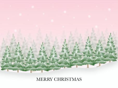 クリスマス クリスマス,冬,景色,雪,外,文字のイラスト素材