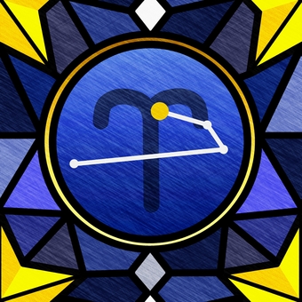 シームレスな色鉛筆風で牡羊座　ｐ  おひつじ座,牡羊座,星座,星,占い,運勢,色鉛筆画,手描き風,色鉛筆,にじみのイラスト素材