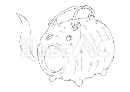 ブタ型の蚊取り線香入れ(鉛筆)