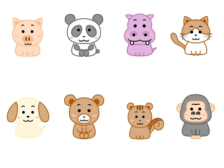 動物分類 2 無字母, JPG 和 PNG 動物分類 2 無字母, 動物, 各式各樣, 簡單, JPG 和 PNG