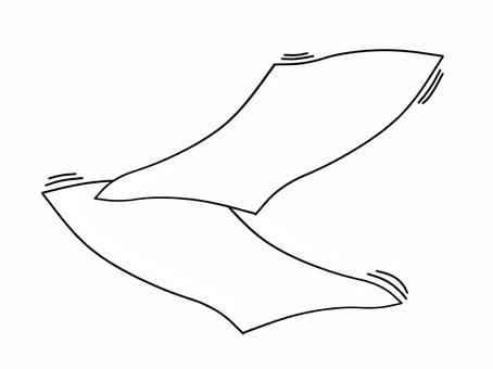 落ちる紙 紙,落下,書類,落とす,ゆらゆらのイラスト素材