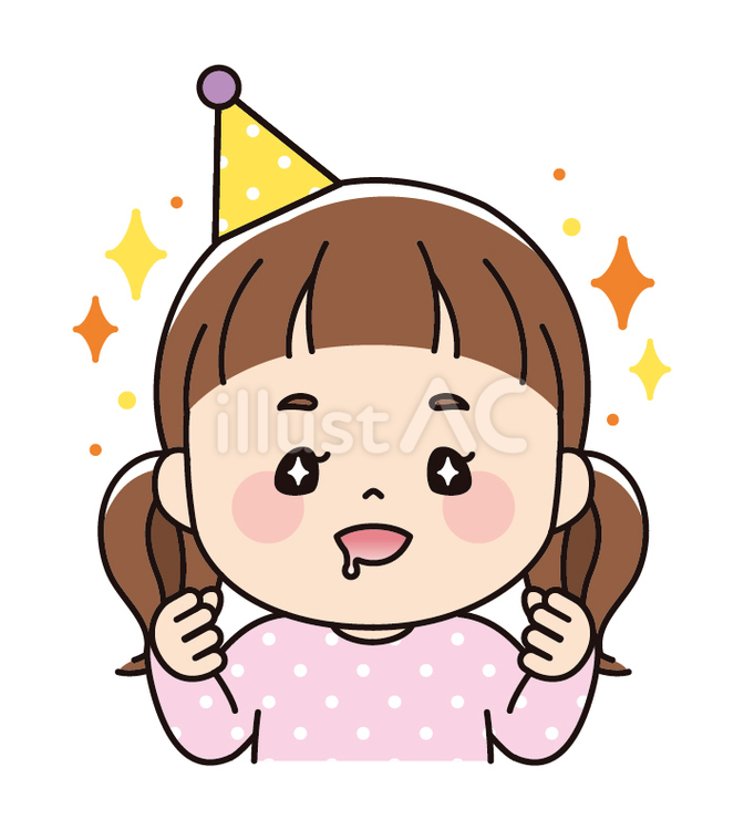 女の子　パーティー　おいしそう パーティー,ごちそう,おいしそうのイラスト素材