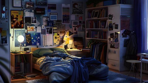 10代の子供の部屋 110 AI画像 10代の子供の部屋 110 AI画像 10代,子供,部屋のイラスト素材