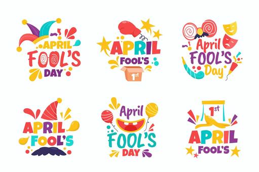 Illustration, april fool, april 1, logo, 