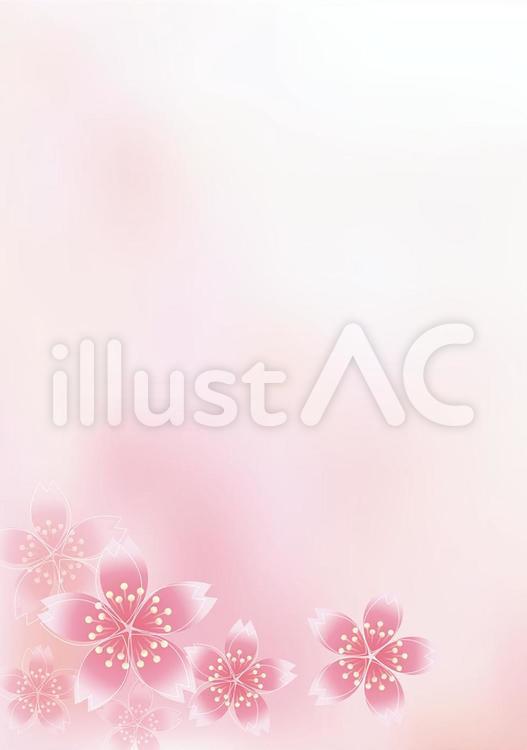 さくらさくら5 花,桜,春のイラスト素材