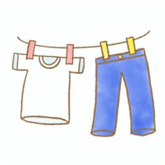 Illustration of drying the laundry, , JPG and PNG