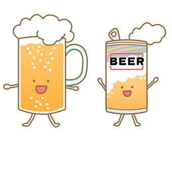 ビールのキャラクター ビールのキャラクター ビール,キャラクター,飲み物,アルコール,ジョッキ,飲食のイラスト素材