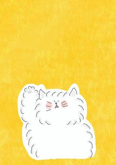 挨拶するねこちゃん 挨拶するねこちゃん かわいい,挨拶,こんにちは,ハロー,hello,呼ぶ,挙手,ねこ,どうぶつ,いきもののイラスト素材