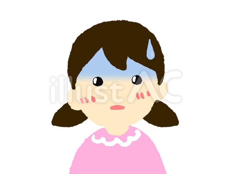 女の子 ドン引きイラスト No 無料イラストなら イラストac