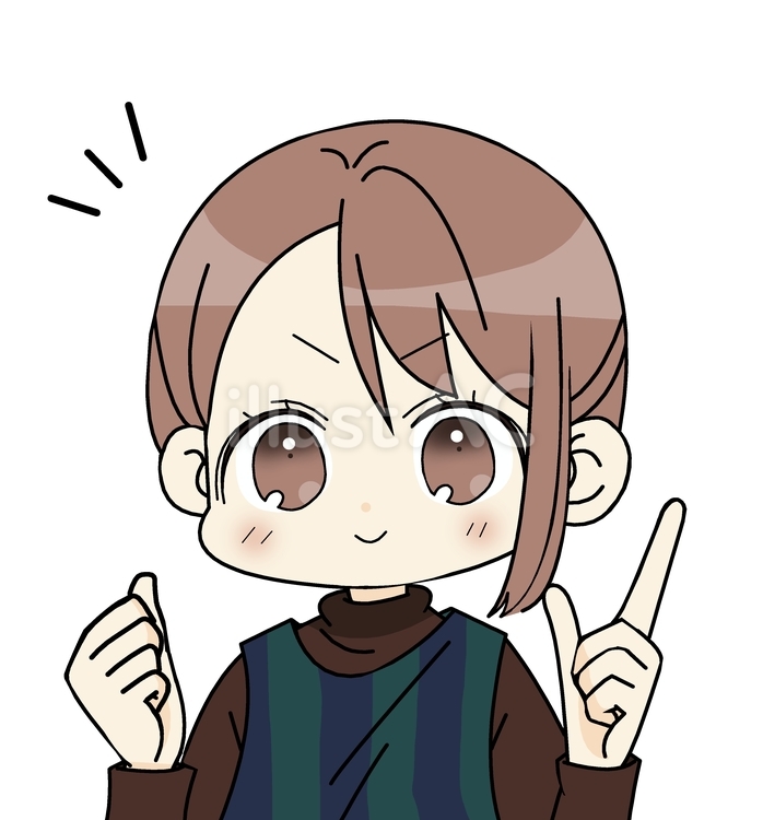指をさす女性 人物,指さし,握りこぶしのイラスト素材