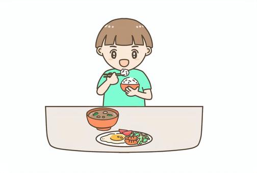 Illustration, meal, breakfast, lunch, 