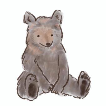 仔熊 仔熊,ヒグマ,北海道,野生動物,動物,生き物のイラスト素材
