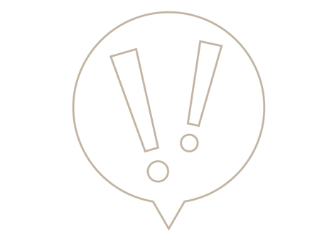 吹き出しのダブルびっくりマーク（線画） びっくり,マーク,質問,疑問,問い合わせ,あしらい,注目,驚き,吹き出し,線画のイラスト素材