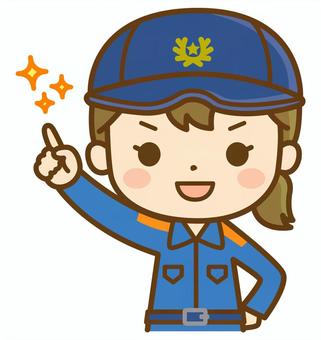 目指す活動服の女性消防士 消防士,消防隊員,消防官,消防,隊員,活動服,女性,防災,目指す,目標のイラスト素材