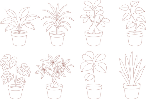 Illustration, wire art, fashionable, interior, 