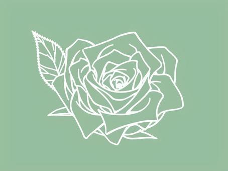 薔薇_白抜き03 薔薇_白抜き03 花,薔薇,白抜き,単体,背景,壁紙,シック,クール,カッコいい,可愛いのイラスト素材