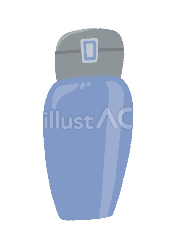 水筒（ブルー） 水筒,ボトル,青色のイラスト素材