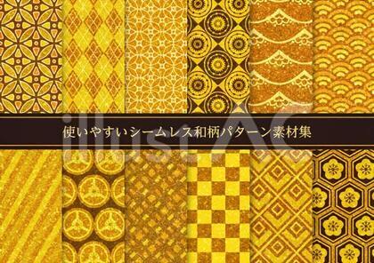 和柄/正月/和風パターン