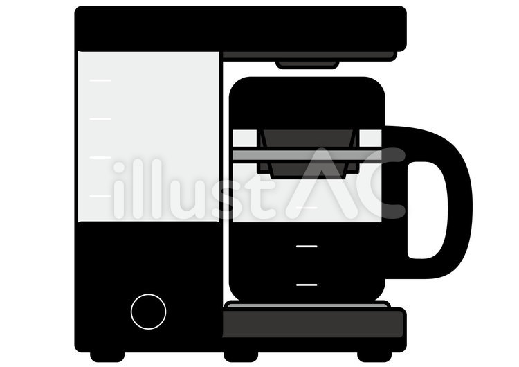 コーヒーメーカー-2c コーヒーメーカー,コーヒー,家電のイラスト素材